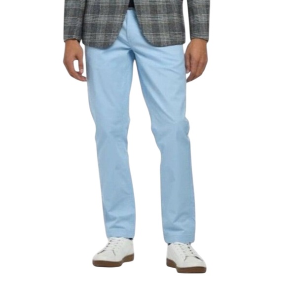 Ben Sherman Slim Fit Chino Pants Cerulean